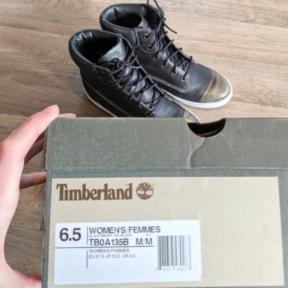 Timberland Women's Glastonbury Six Inch High-top Sneaker Size 6.5 - Picture 3 of 9